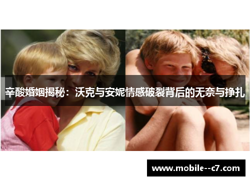 辛酸婚姻揭秘：沃克与安妮情感破裂背后的无奈与挣扎